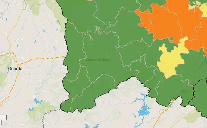 La comarca al completo luce en verde más de mes y medio después  
