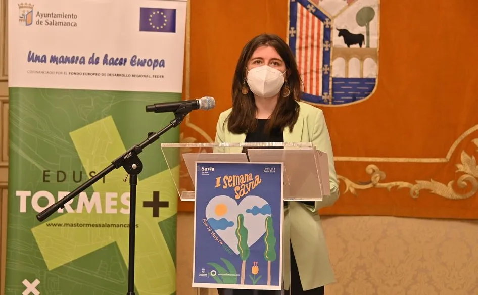 La concejala de Medio Ambiente, Parques y Jardines del Ayuntamiento de Salamanca, Miryam Rodríguez, presentaba este programa en el Ayuntamiento