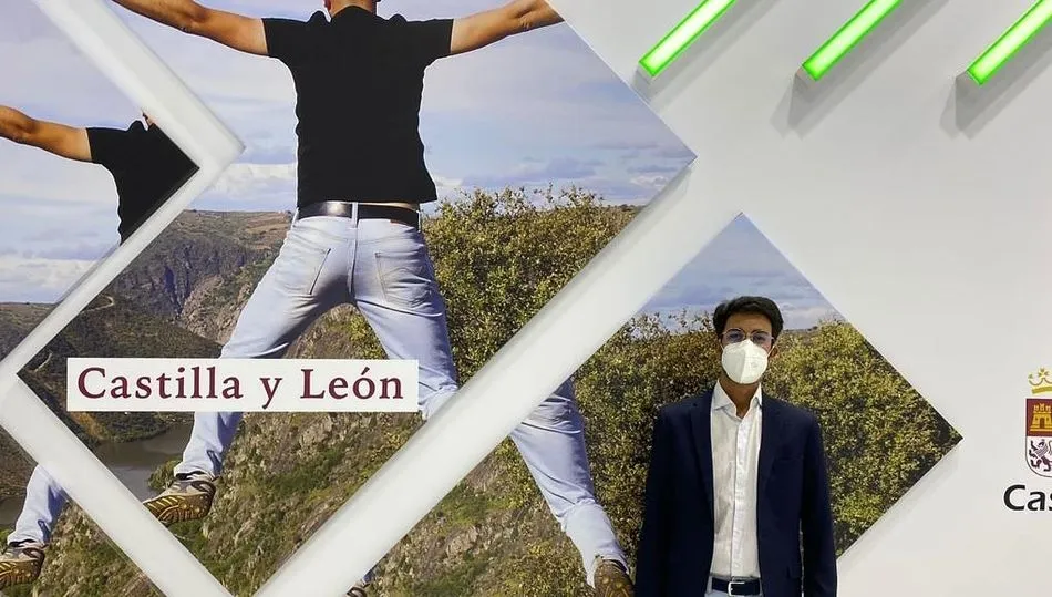 Ángel Orgaz, concejal del Grupo Municipal Popular de Béjar, en su visita a FITUR 2021