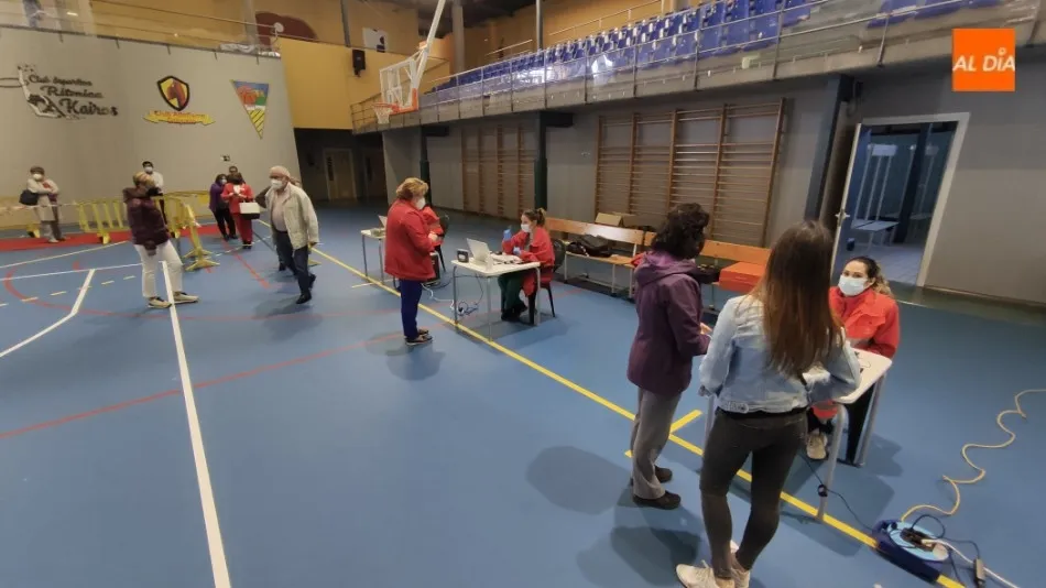 De nuevo buena respuesta de los vecinos de la ZBS de Guijuelo en la vacunación 