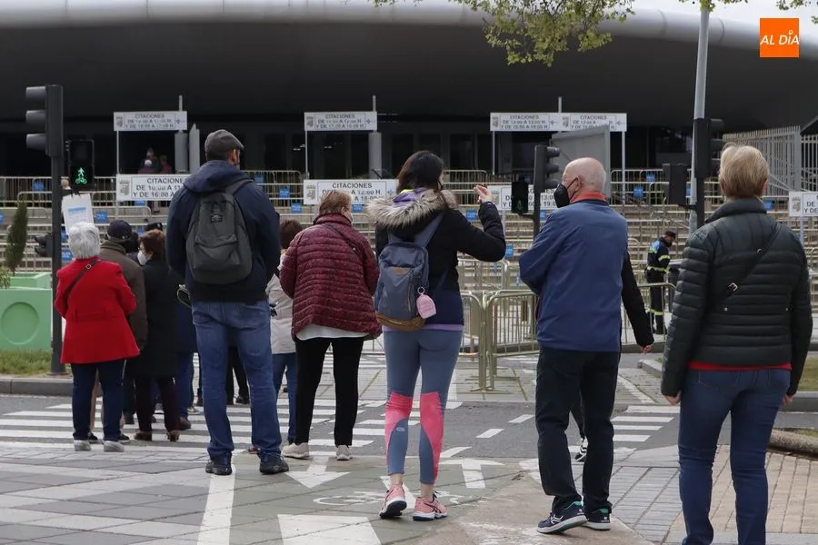 Vacunaciones en el Multiusos de Salamanca