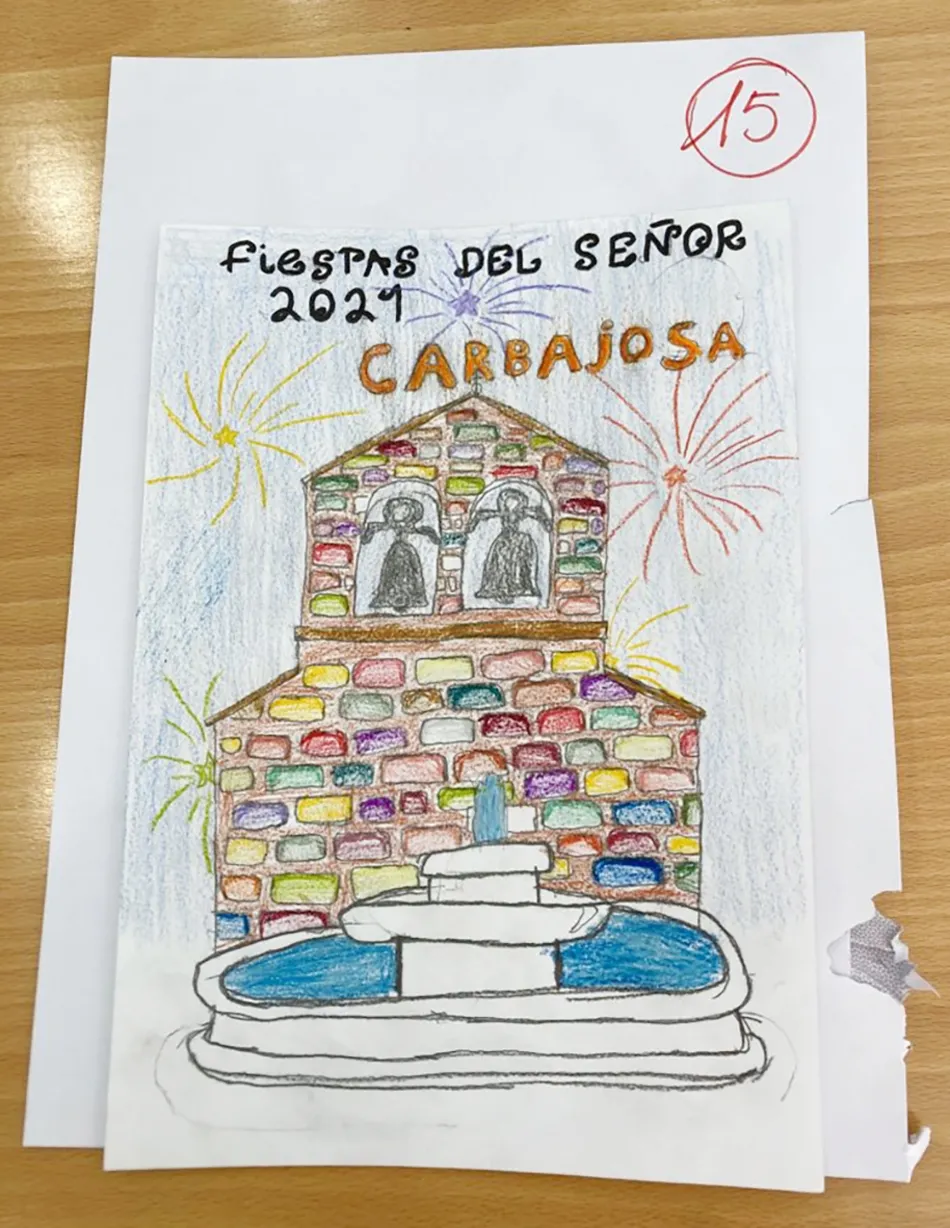 Foto 2 - El dibujo de Samuel Montero ser&aacute; el cartel de las Fiestas del Se&ntilde;or 2021 de Carbajosa de la...