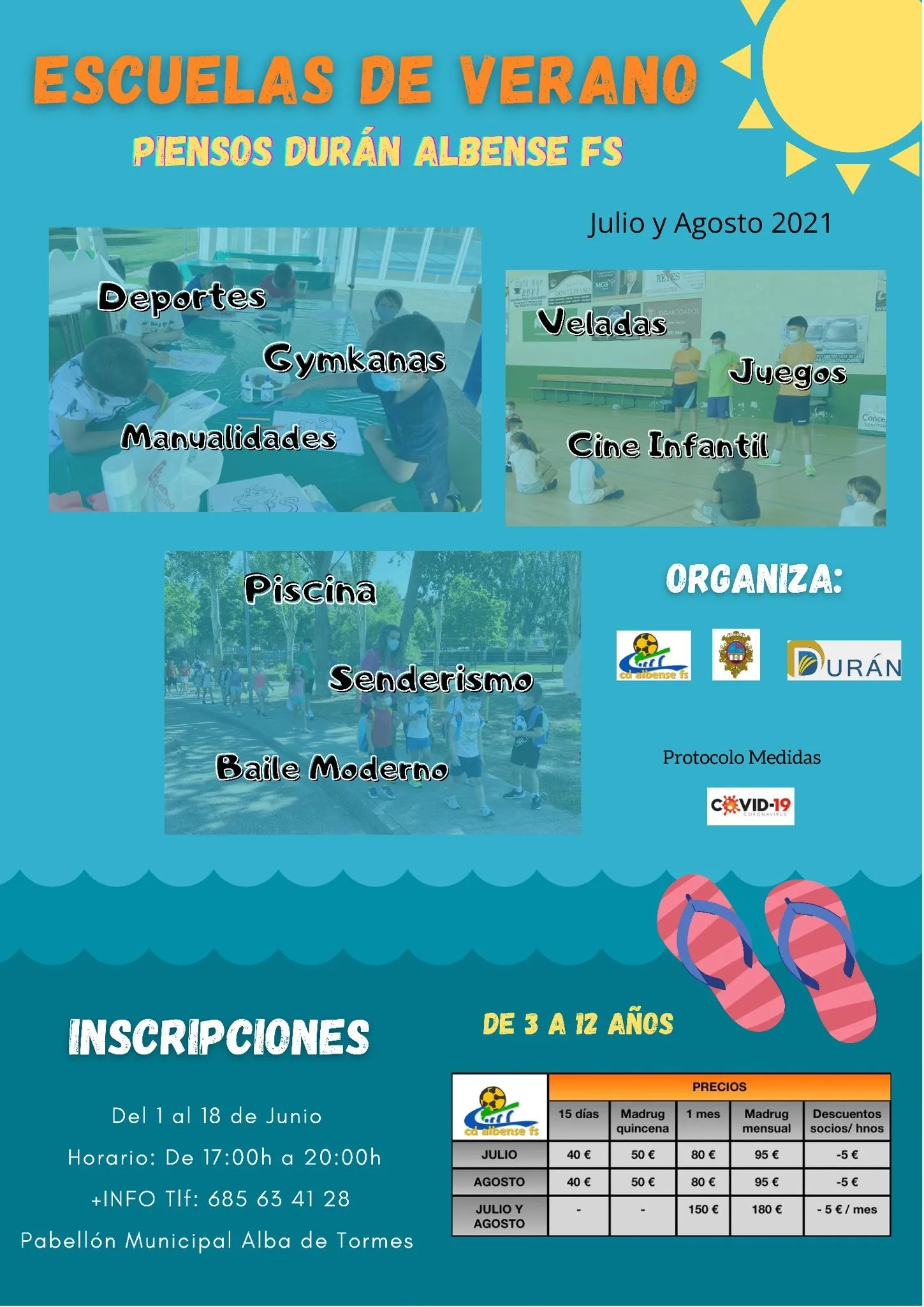 Foto 4 - Las Escuelas de Verano del Piensos Dur&aacute;n Albense regresan otro verano m&aacute;s
