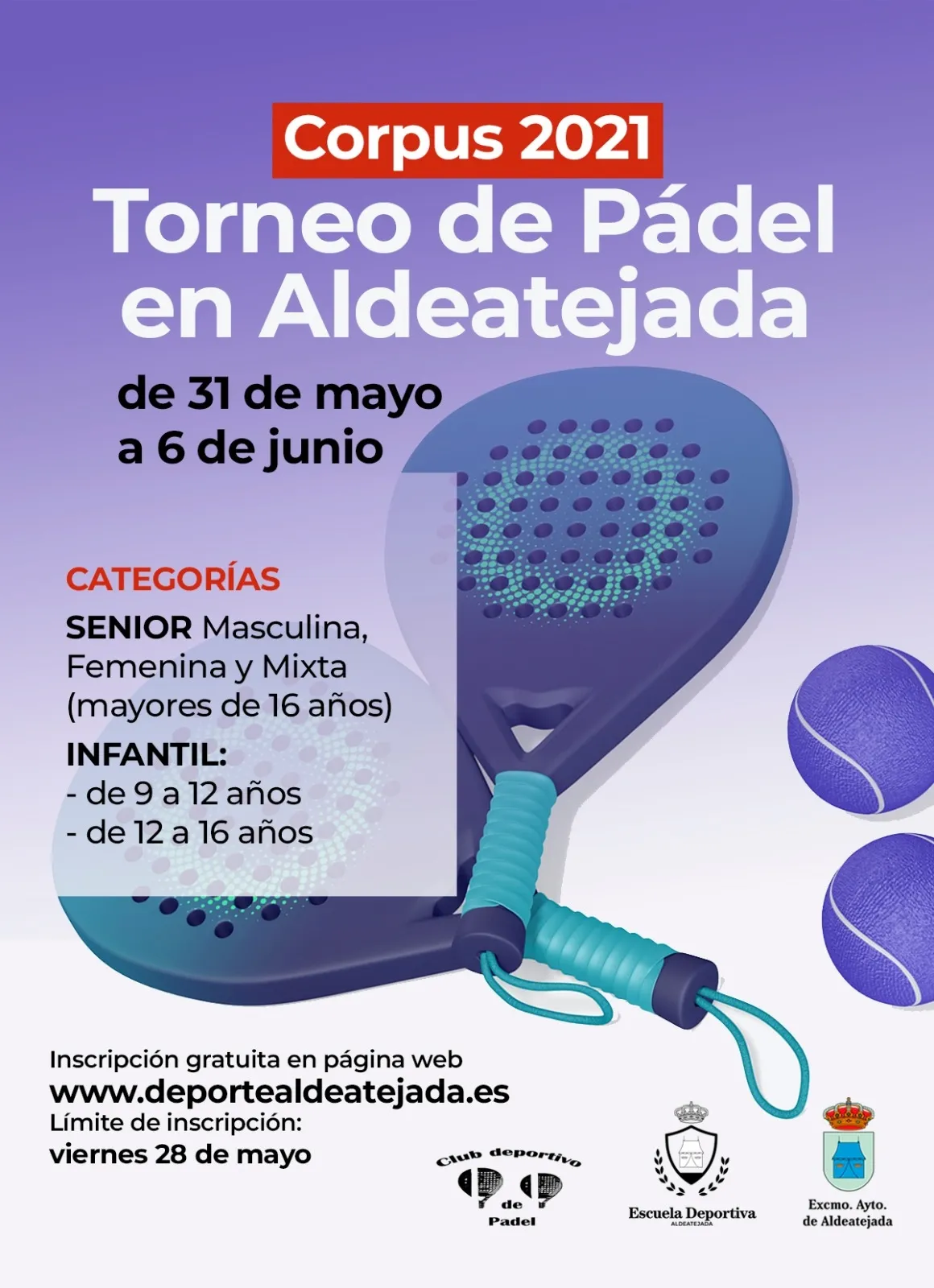 Foto 2 - El p&aacute;del llega a Aldeatejada con un apasionante torneo