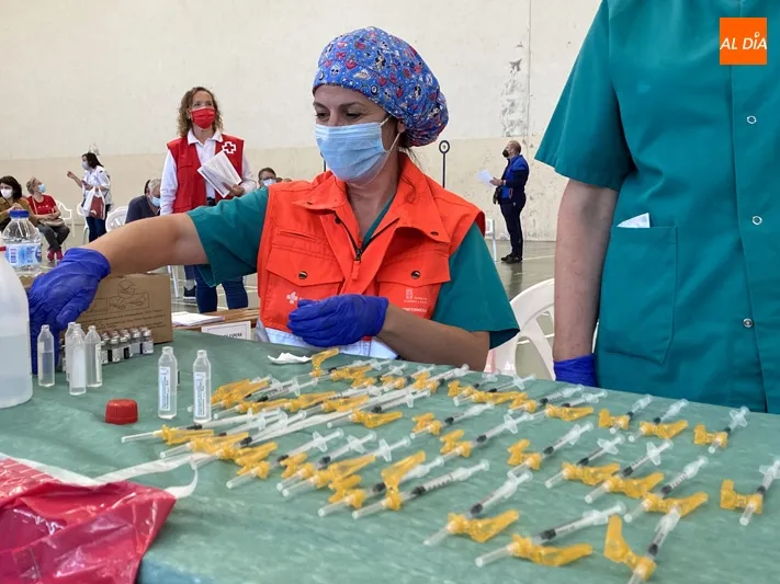 Sanitaria en la vacunación de esta semana en Peñaranda