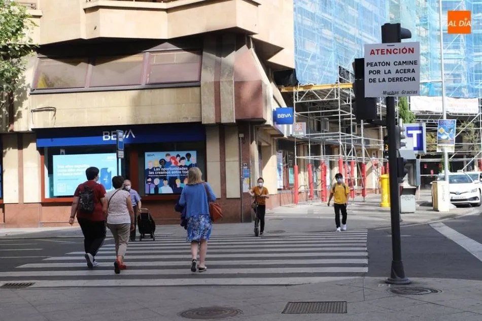 Movilizaciones en contra del ERE del BBVA que afecta a un 20% de la plantilla en Salamanca