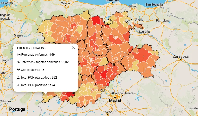 La comarca mirobrigense baja por 1ª vez desde agosto de los 100 casos considerados activos  