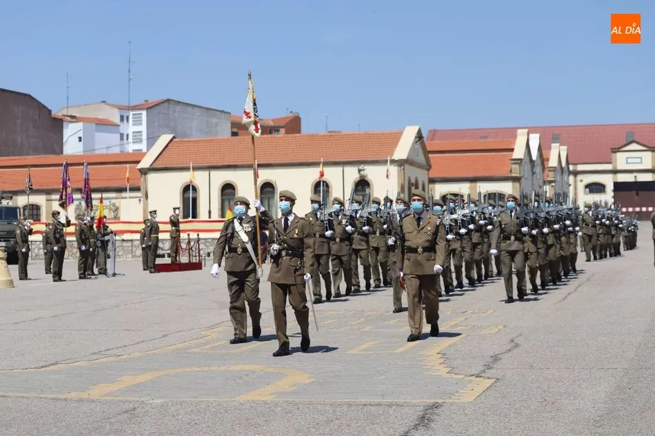 Foto 10 - El Regimiento de Ingenieros honra a su patr&oacute;n con un desfile limitado por la pandemia