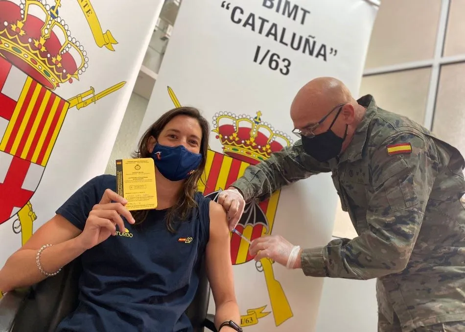 Laura Ester Ramos y Álvaro de Arriba ya están vacunados de cara a los Juegos Olímpicos  