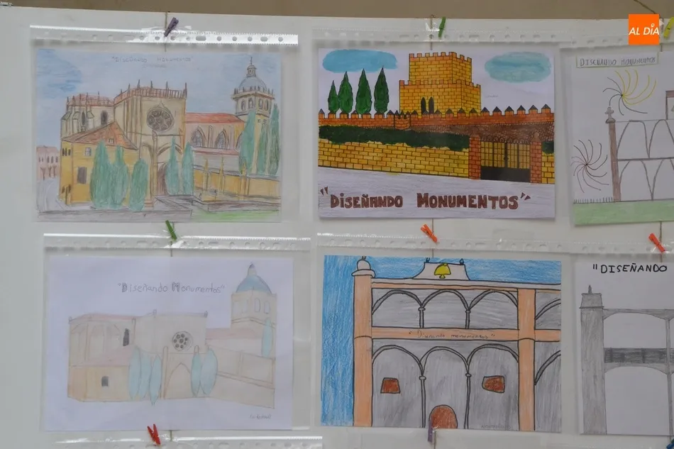 Foto 3 - Expuestos los 390 dibujos de escolares presentados al concurso &lsquo;Dise&ntilde;ando Monumentos&rsquo;  