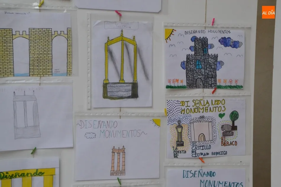 Foto 2 - Expuestos los 390 dibujos de escolares presentados al concurso &lsquo;Dise&ntilde;ando Monumentos&rsquo;  