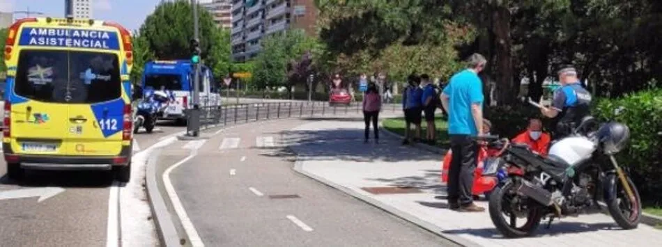 Accidente en la avenida de Salamanca