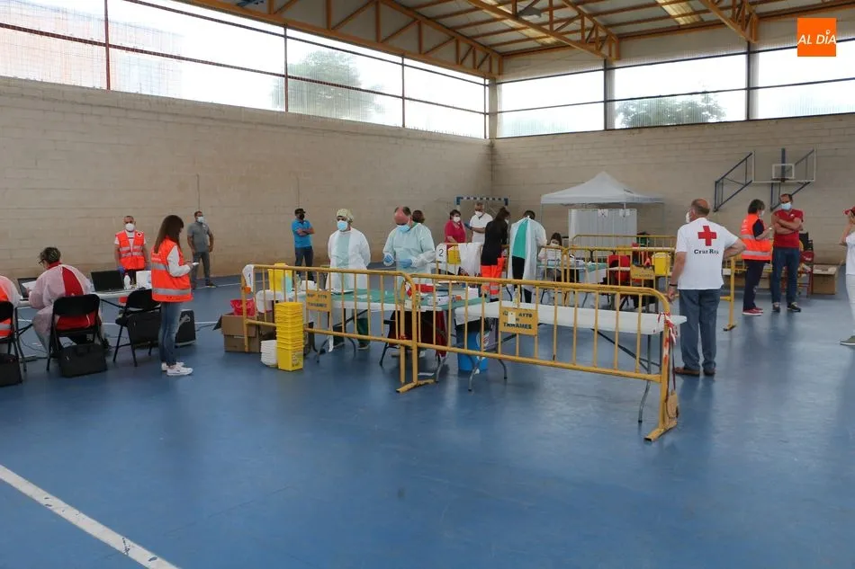 Foto 7 - Cerca de medio millar de dosis de vacuna administradas en Tamames