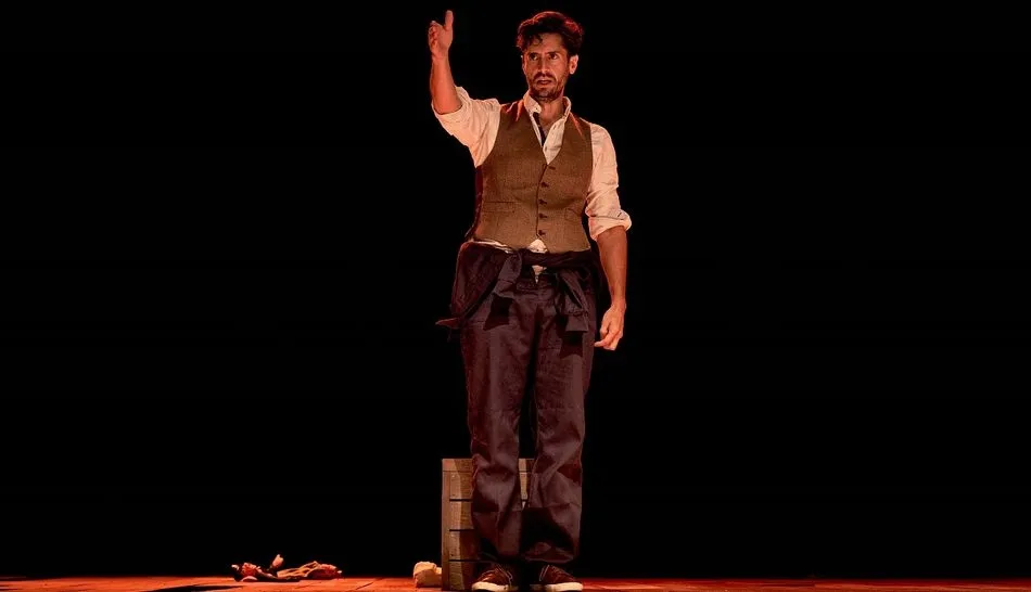 Juan Diego Botto, en una de las escenas de este montaje