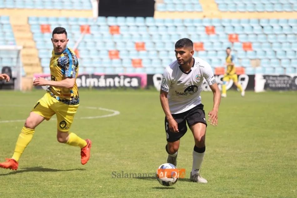 Luis Martínez, durante el encuentro / Lydia González