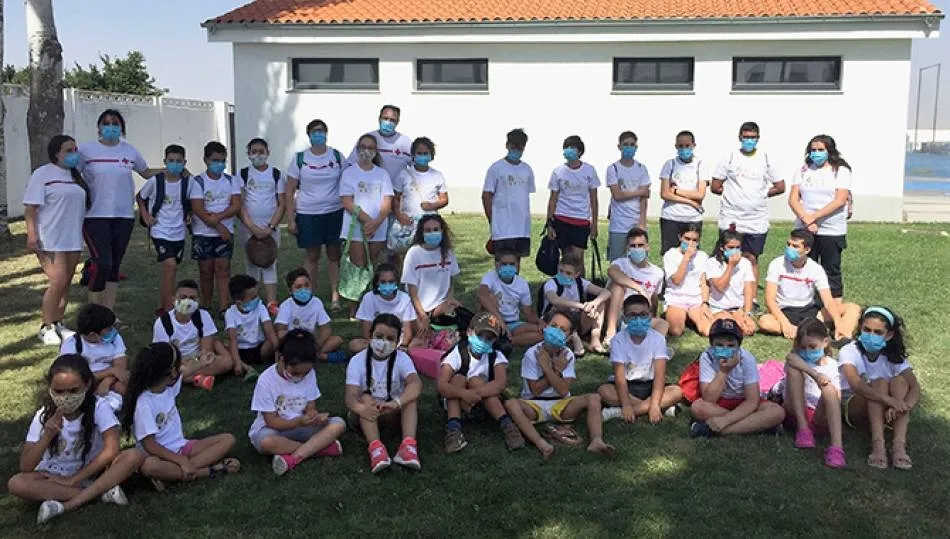 Una actividad anterior de Cruz Roja Salamanca con niños participantes - Archivo