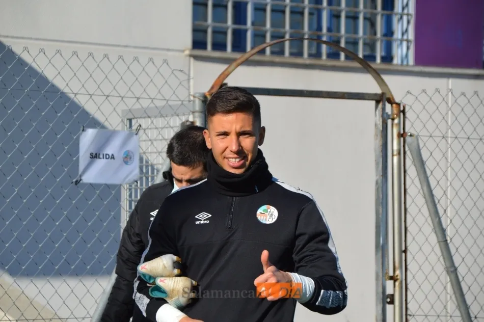 Dani Barbero, a su llegada al Tori para un entrenamiento / Carlos Cuervo