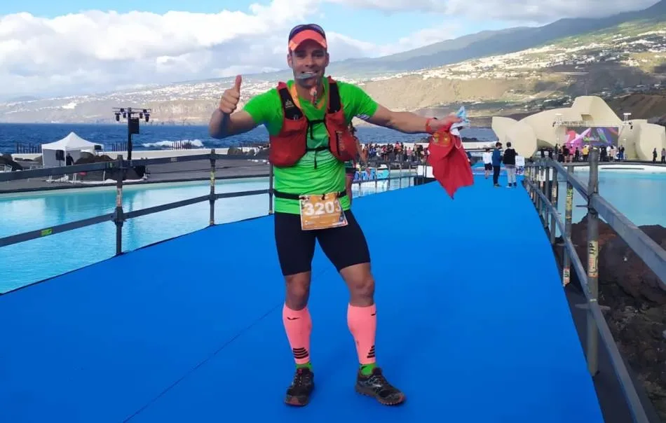 Javier García Barbero toma parte en el exigente Maratón de la Tenerife Blue Trail  