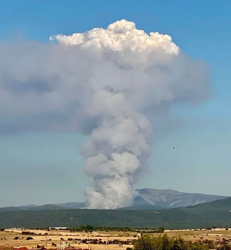 Imagen del incendio / TWITTER