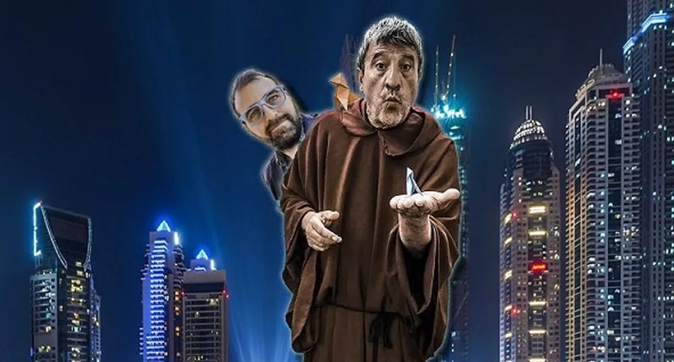 Los actores salmantinos Jes Martins y Miguel Martín protagonizan este montaje sobre San Juan de Sahagún