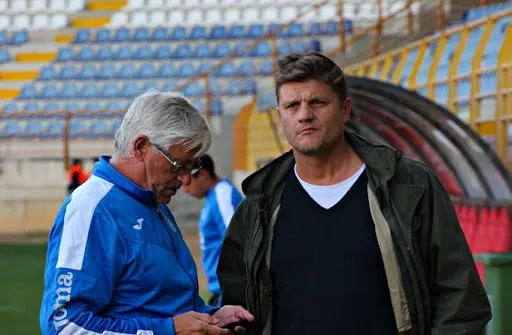 Toni García (a la derecha), en otra etapa de su carrera / Navalcarnero