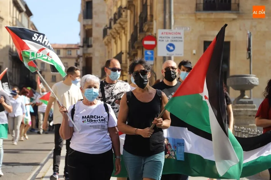 Foto 4 - La &lsquo;Marcha por la Libertad del Pueblo Saharaui&rsquo; llega a Salamanca&nbsp;
