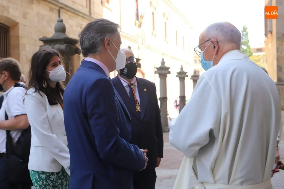Foto 3 - Salamanca rinde homenaje al patr&oacute;n San Juan de Sahag&uacute;n marcado por segundo a&ntilde;o por las medidas...