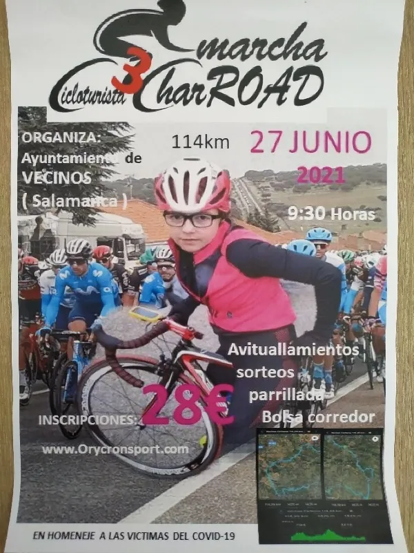 Foto 2 - Vecinos acoger&aacute; el 27 de junio la III Marcha Cicloturista &ldquo;Charroad&rdquo;
