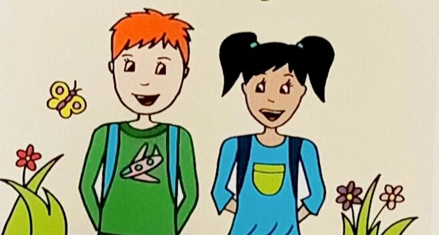 Una de las ilustraciones de El extraño mundo de Hugo