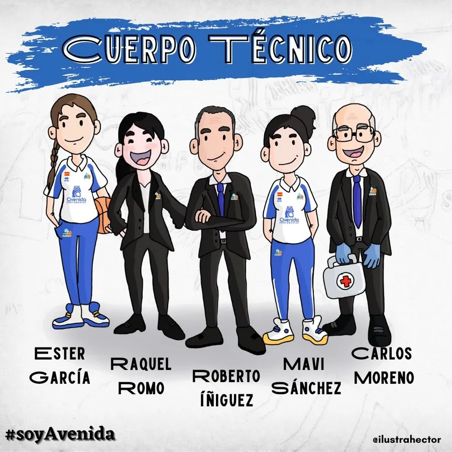 El cuerpo técnico del conjunto charro / CB Avenida