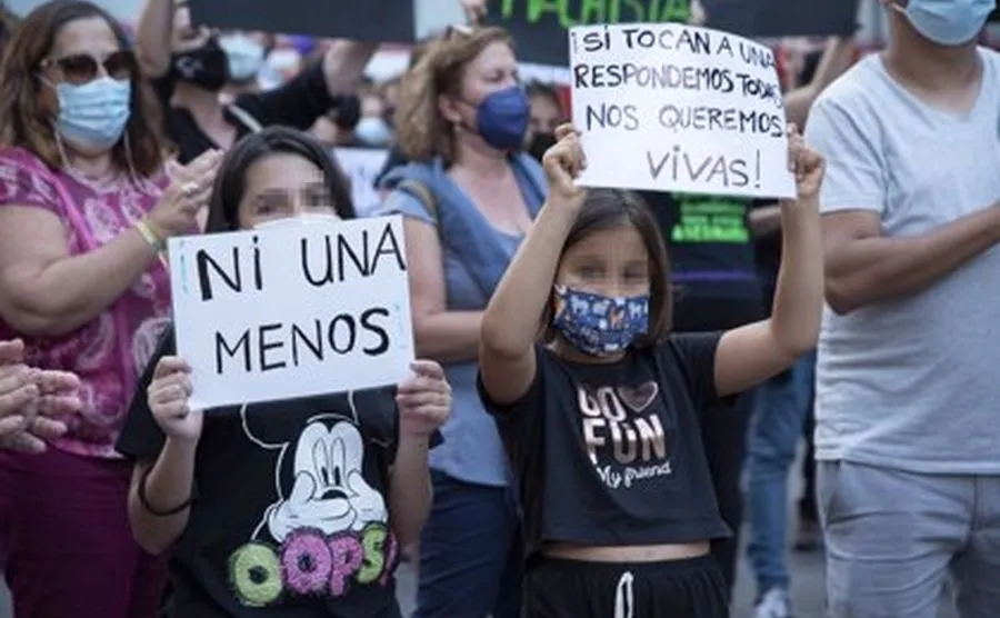 Una de las manifestaciones en Canarias por el último crimen machista