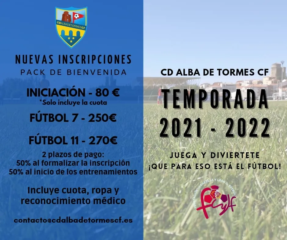Foto 4 - Abierto el per&iacute;odo de inscripciones para formar parte del Alba de Tormes Club de F&uacute;tbol la...