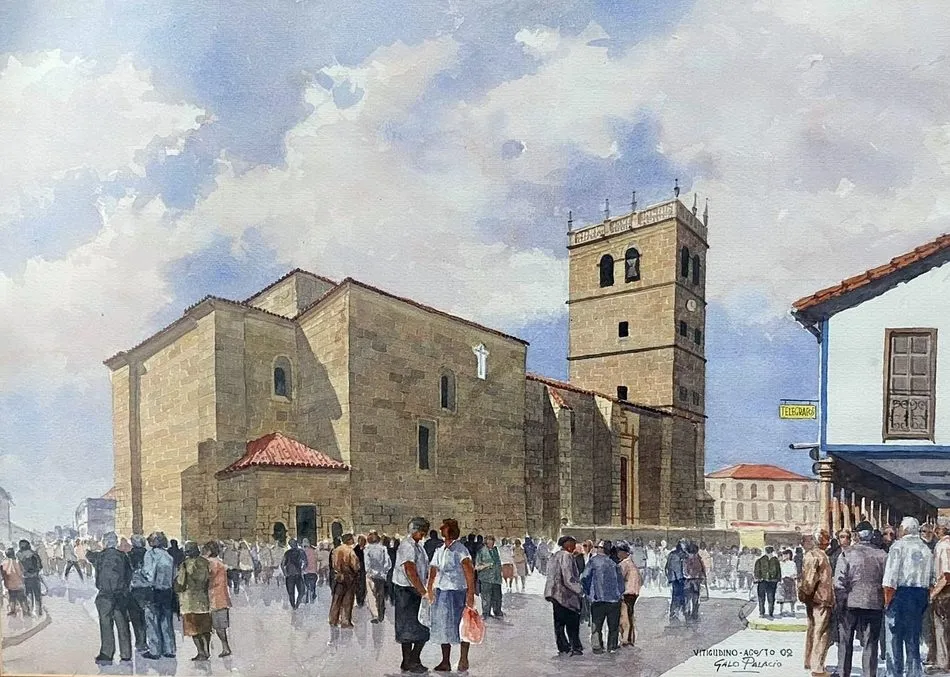 Foto 4 - El Ayuntamiento de Vitigudino recibe en donaci&oacute;n varias obras del pintor local Galo Palacio  