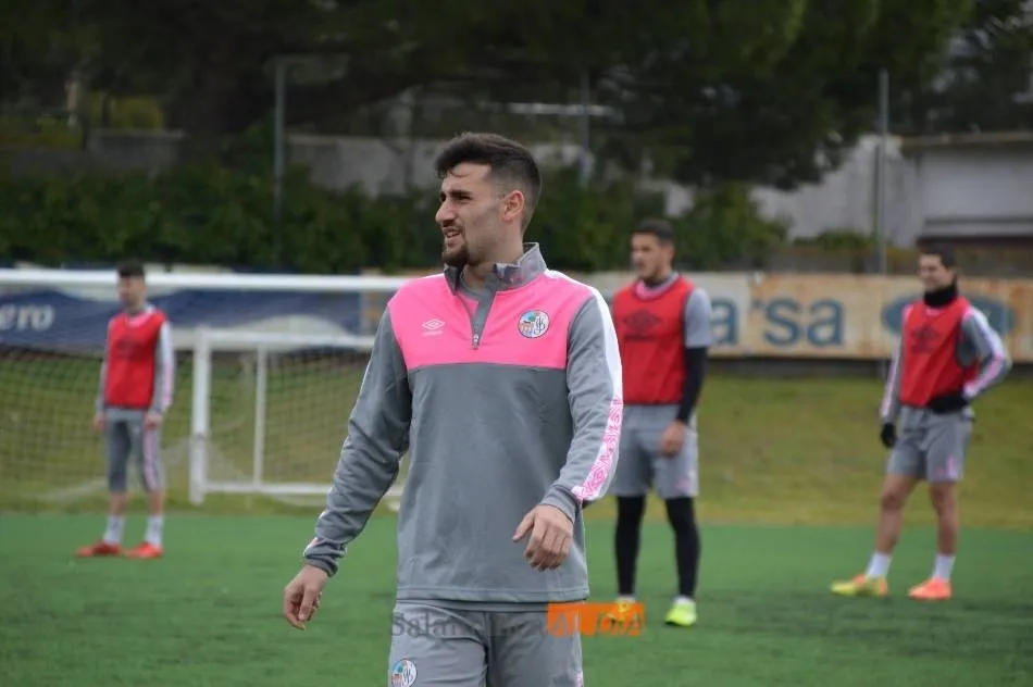 Camacho, en uno de sus primeros entrenamientos / Carlos Cuervo