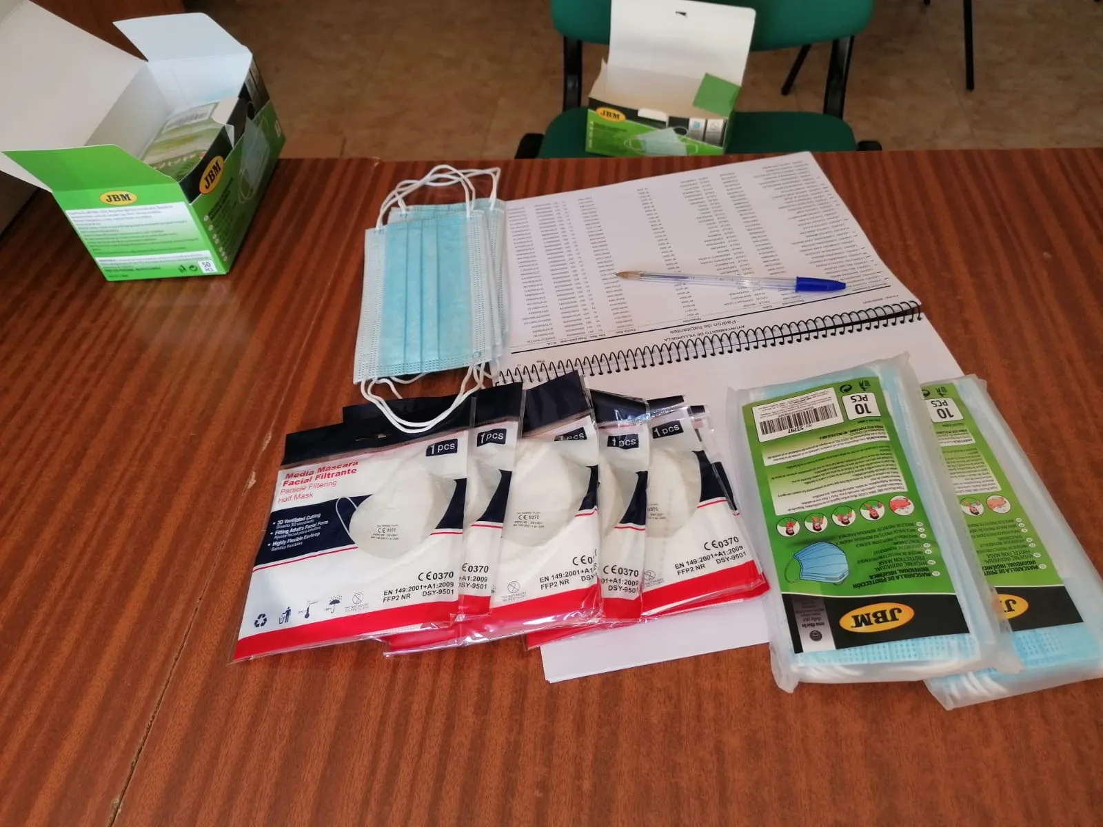 Mascarillas para todos en Villoruela  