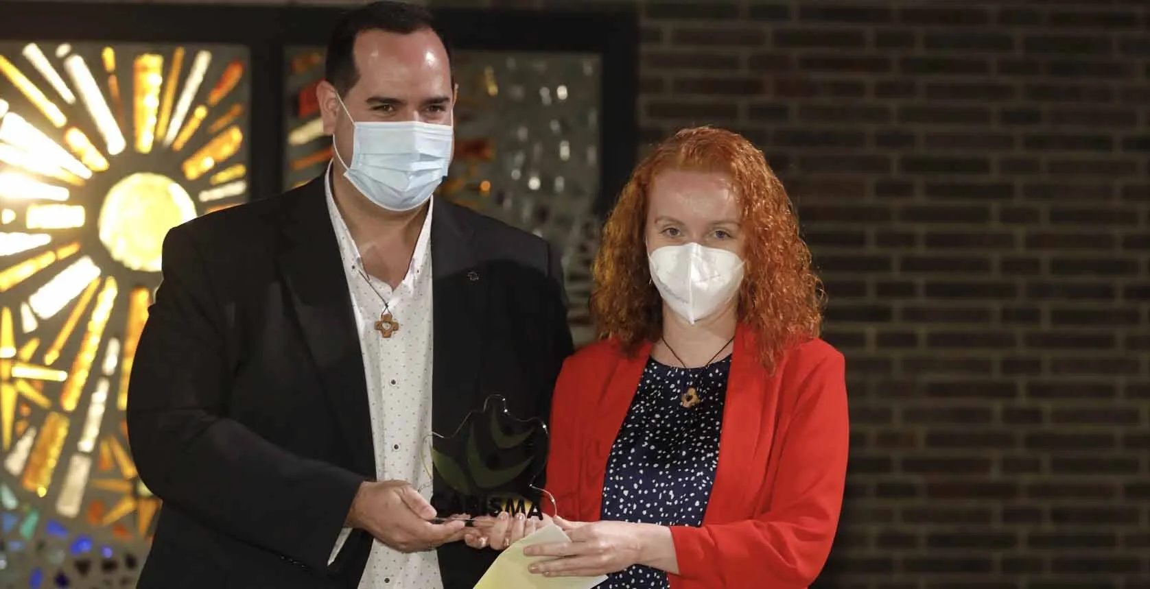 Ángel Alindado, junto a su compañera Gracia Granados