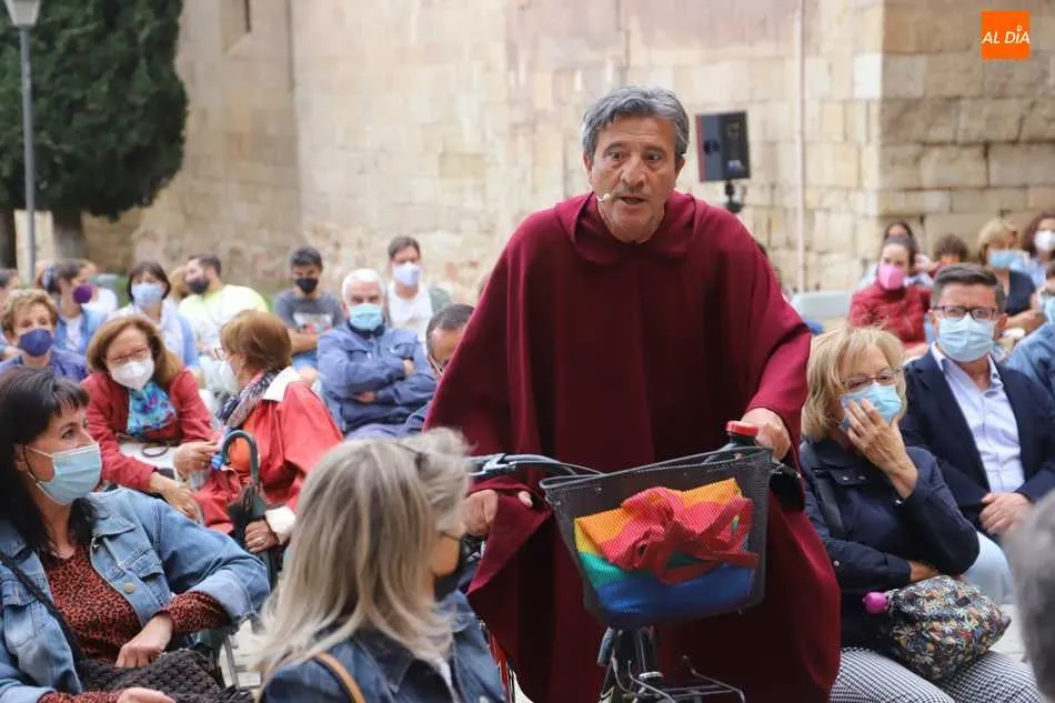 Un momento de la representación en el Patio Chico. Foto: Lydia González