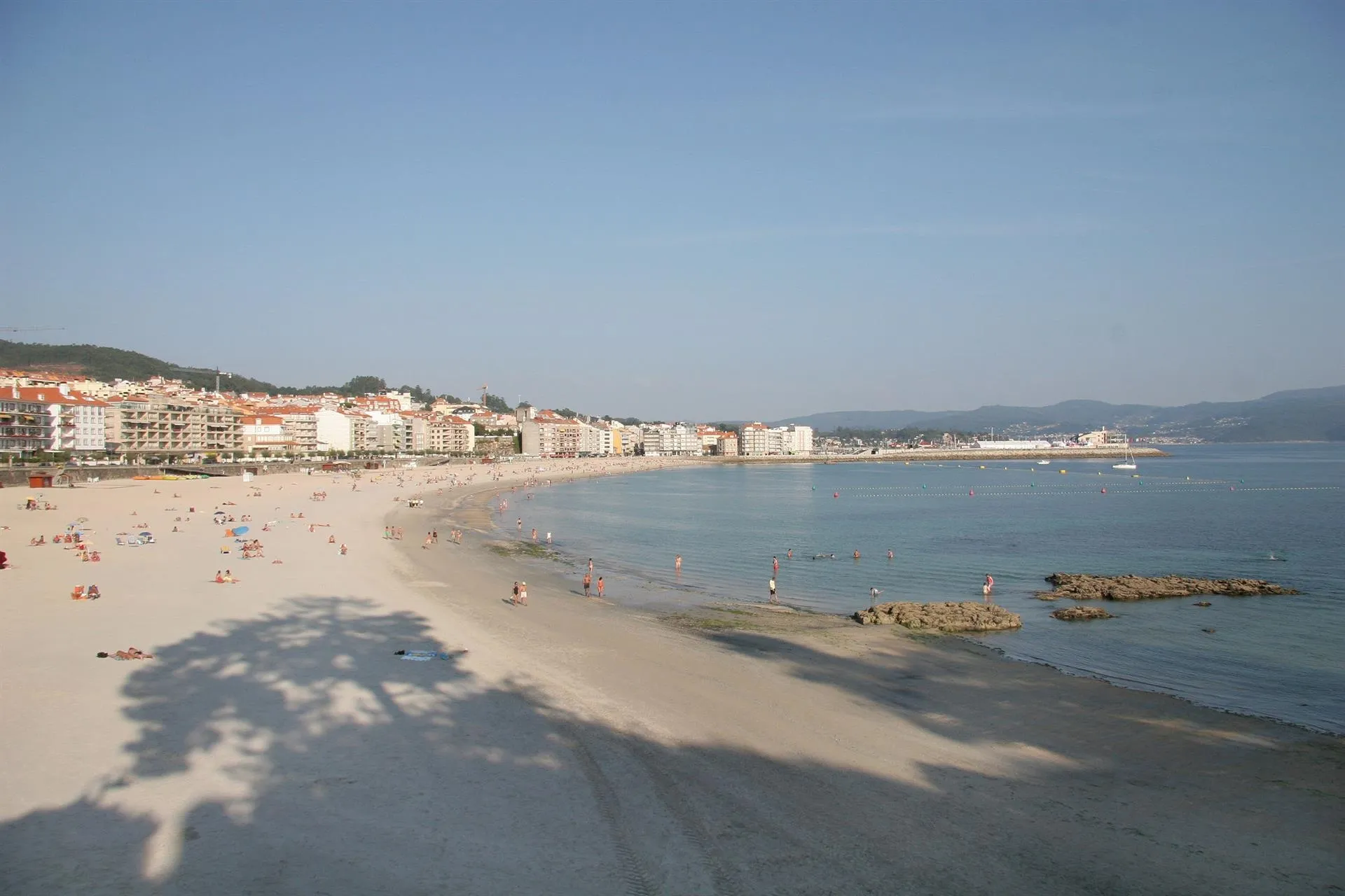Playa de Sanxenxo (Pontevedra). Foto: EP