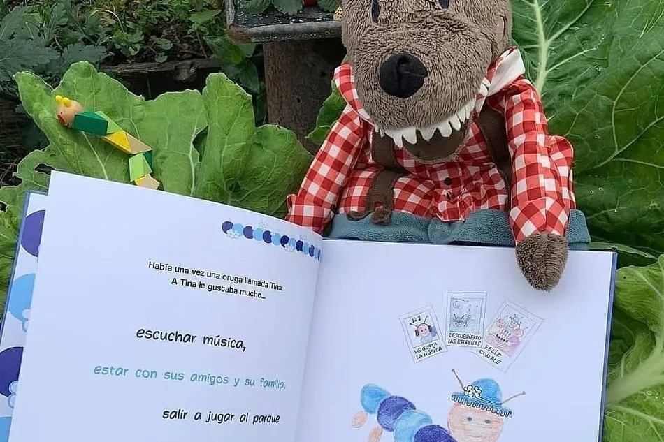 Cuento infantil ¿Quién es Tina?. Fotos: @que_lee_el_lobo