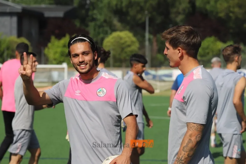 Willy, con el filial del Salamanca UDS / Lydia González