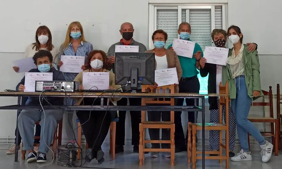 Clausurados los cursos de alfabetización digital de Peñaparda y Aldehuela de Yeltes  