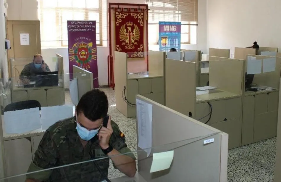 El Mando de Ingenieros amplía los trabajos de rastreo a las provincias de Zamora y Ávila       