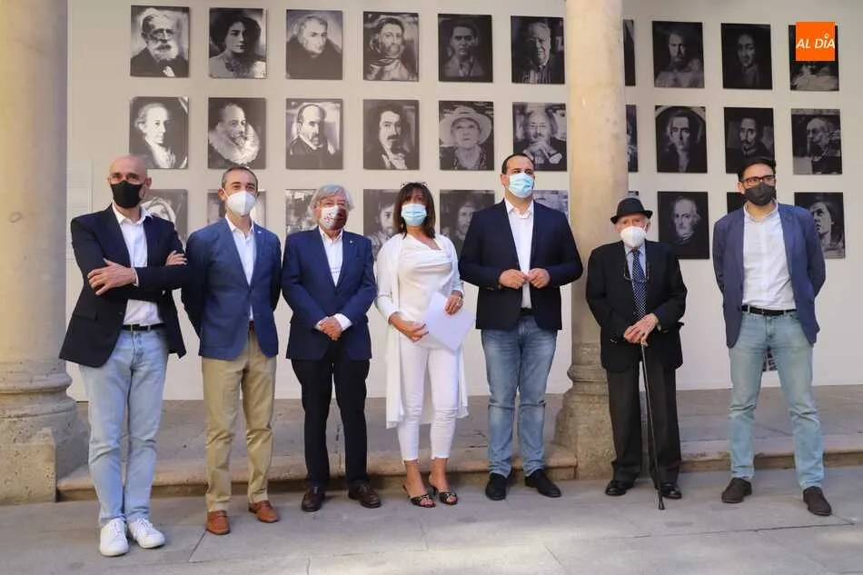 Presentación de la muestra Poéticas de Salamanca y el nuevo número de la revista Papeles del Martes. Foto: Lydia González