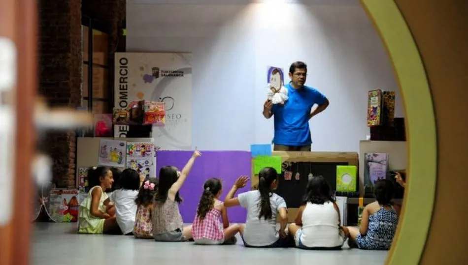 Foto de archivo de unos talleres anteriores en el Museo del Comercio