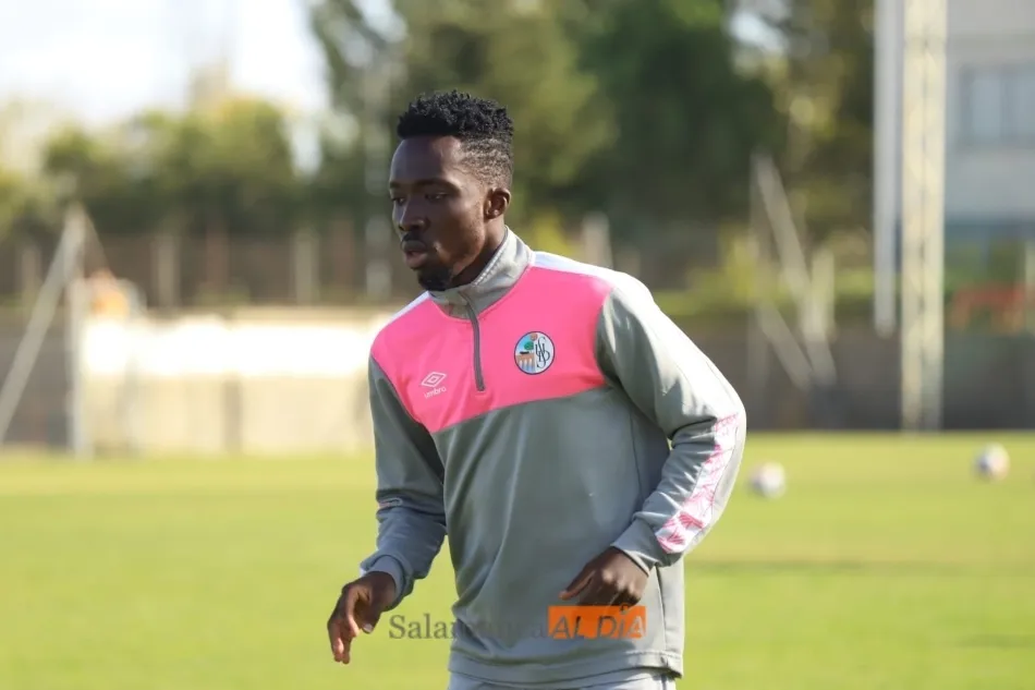 Ernest Ohemeng, en un entrenamiento