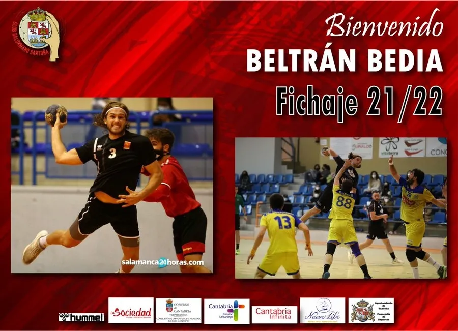 Beltrán Bedia se va del BM Salamanca / Twitter