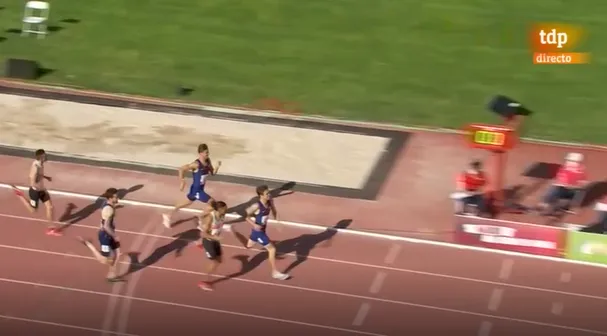 Foto 2 - &Aacute;lvaro de Arriba se queda fuera del podio nacional de los 800 metros por 1&ordf; vez desde 2013  