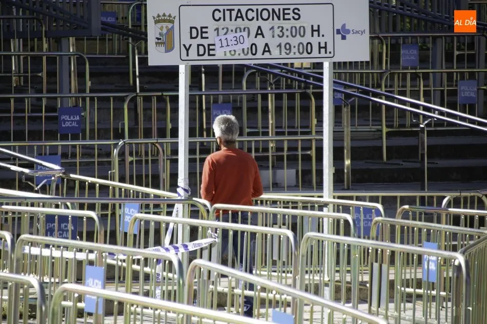 Una de las vacunaciones masivas en el Multiusos