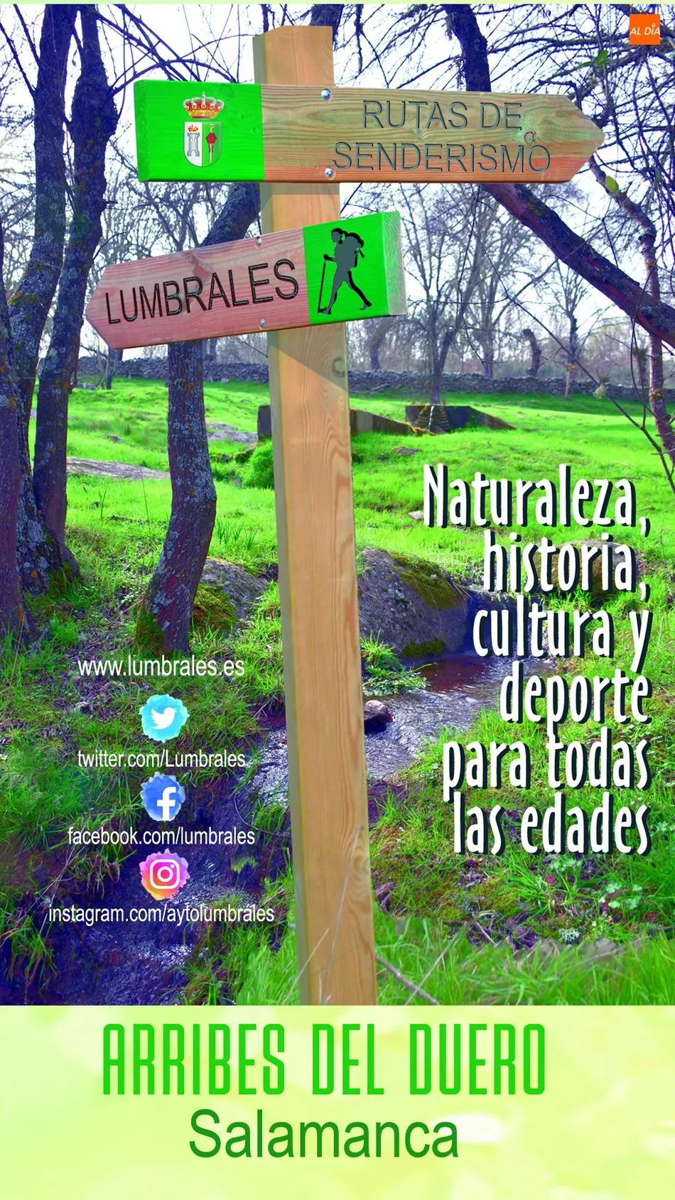 Foto 2 - El Ayuntamiento de Lumbrales edita un folleto con cinco nuevas rutas de senderismo