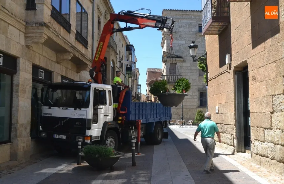 Foto 6 - Colocadas nuevas jardineras en el inicio de la calle Madrid  